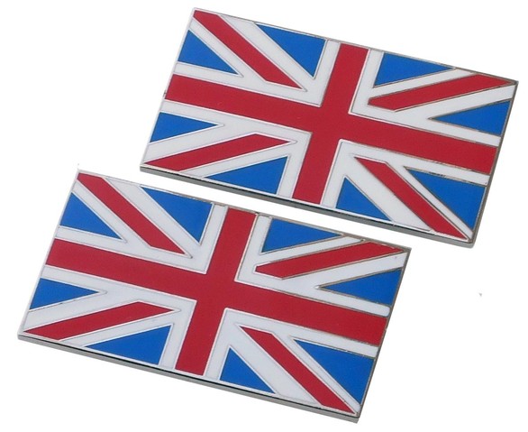 METAL UNION JACK FLAG S/ADHESIVE