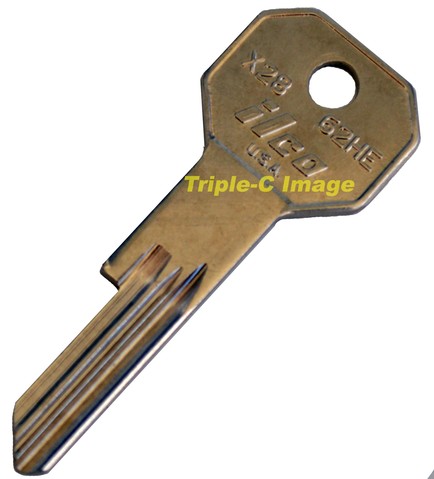 KEY BLANK RR5, 62HE