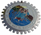 ST. CHRISTOPHER GRILLE BADGE (SAWTOOTH)