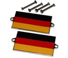 GERMAN, GERMANY FLAG METAL BADGES (BB_GER(PAIR))