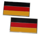 GERMAN GERMANY METAL FLAGS(2) (BB_GER2(PAIR))