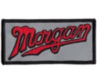 MORGAN SCRIPT EMBROIDERED PATCH (PATCH#21)