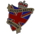 ALIVE TO DRIVE BRITISH PIN (P-ALIVE)