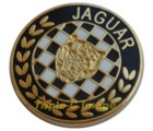 JAGUAR CHEQUERED LAPEL PIN (P-JAG/CHEQ)