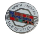 NORTH AMERICAN MGB REGISTER LAPEL PIN (PIN-NAMGBR)