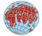 TRIUMPH WORLD (GLOBE) LAPEL PIN (P-TR/WORLD)