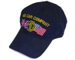 HAT - EMBROIDERED HAT - MG UK/USA BLUE