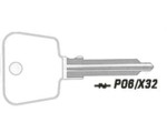 Porsche PO6/X32 Key Blank
