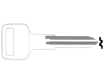 MGB Midget Ignition key