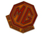LAPEL PIN - MG ON NATIONAL SERVICE