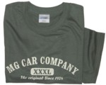MG CAR COMPANY XXXL DESIGN T-SHIRT