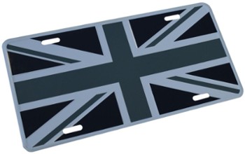 UNION JACK "BLACK JACK" LICENSE PLATE (TAG_UJ_BLACK)