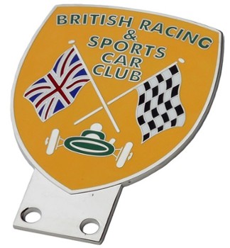 BRITISH RACING & SPORTS CAR CLUB GRILLE BADGE (BGE_BRSCC)