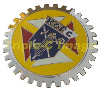 KNIGHTS OF COLUMBUS CAR GRILLE BADGE (BGE_STKOFC)