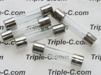 1-1/4" Glass Fuses pack of 5
