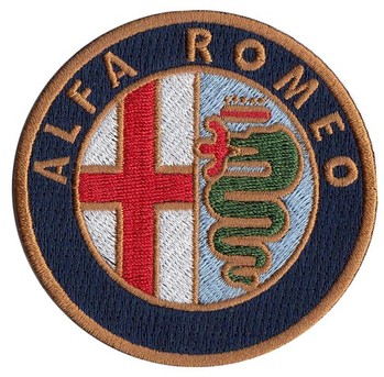 ALFA ROMEO EMBROIDERED PATCH (PATCH#42)