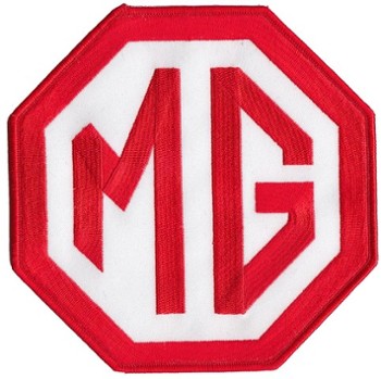 PATCH - MG RED/WHITE 6" WIDE (PATCH#81)