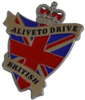 ALIVE TO DRIVE BRITISH PIN (P-ALIVE)