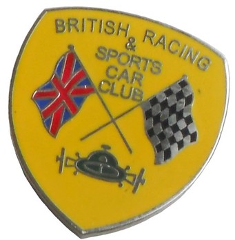 BRITISH RACING SPORTS CAR CLUB LAPEL PIN (P-BRSCC)