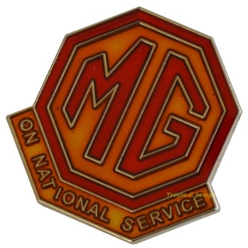 LAPEL PIN - MG ON NATIONAL SERVICE (P-MG/ONS)