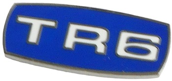 TRIUMPH TR6 LOGO BLUE (P-TR6S/BL)